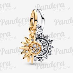 Pandora Splittable Sun & Moon Dangle Charm